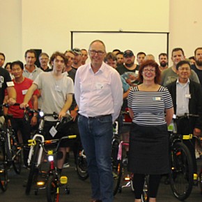 Ecodyamics team build bikes for young people