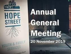 Hope Street Annual General Meeting.