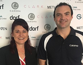 Rose Palmer, National Business Manager Residential and Damian Willmott, Senior Business Development Manager – Vic Residential.
