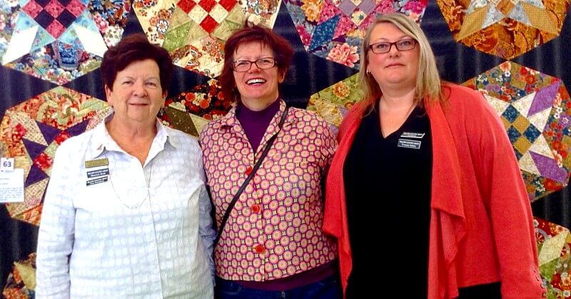 L to R: Maureen, Donna and Yvonne