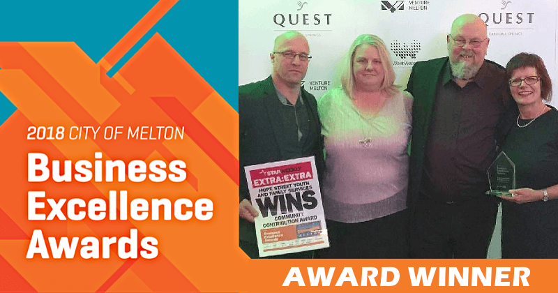 Hope Street wins a Business Excellence Award