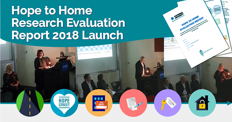 Hope to Home Research Evaluation Report 2018 Launch