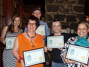 Recipients of the Recognition Certificates